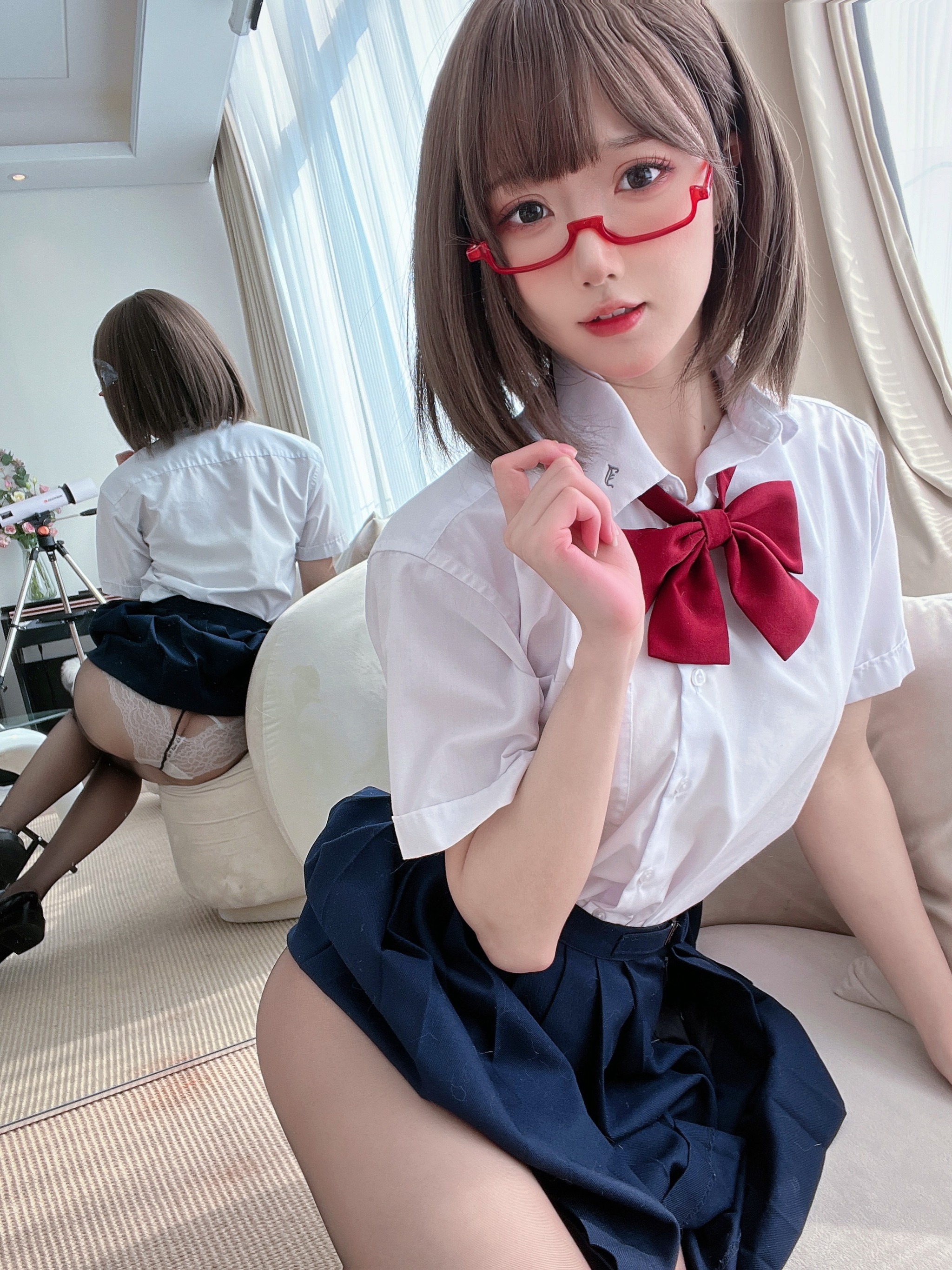 图片[1]-阿包也是兔娘 – NO.106 Jk学妹 [28P]-XikXak